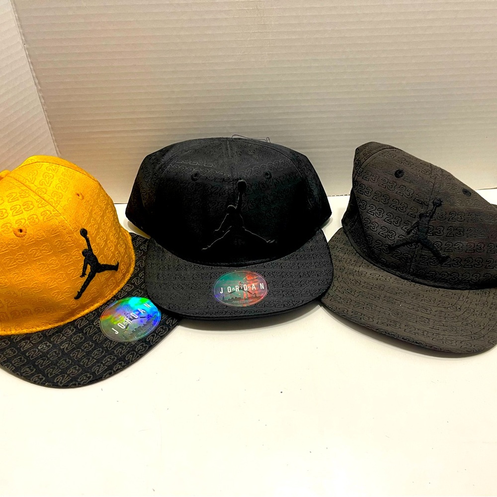 Jordan Jumpman Youth Hat Cap Jordan True Nike Air Jordan Youth Hat Lot Of 3